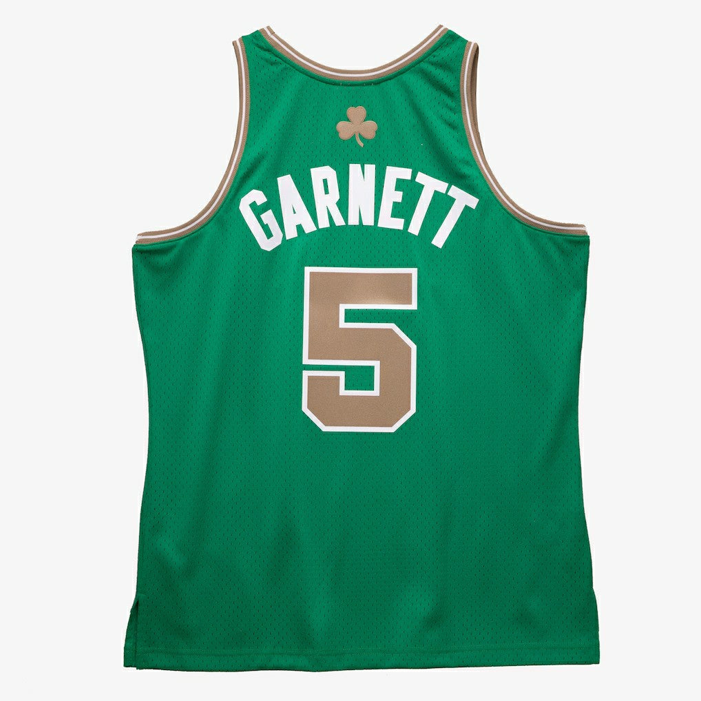 Mitchell & Ness - Kevin Garnett Boston Celtics 2007-08 Hardwood Classics Swingman Jersey - Kelly Green