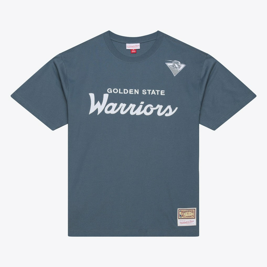 Mitchell & Ness - Golden State Warriors Thunderstorm T-Shirt - Blue