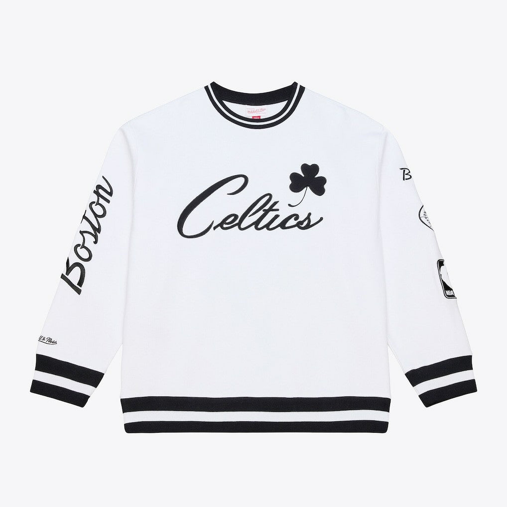 Mitchell & Ness - Boston Celtics Arctic Fleece Sweatshirt - White