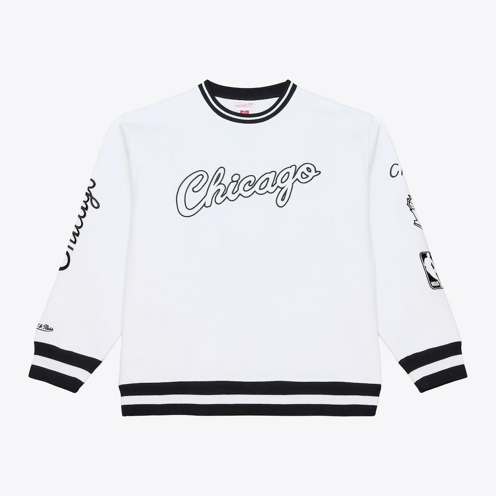 Mitchell & Ness - Chicago Bulls Hardwood Classics Arctic Fleece Sweatshirt - White