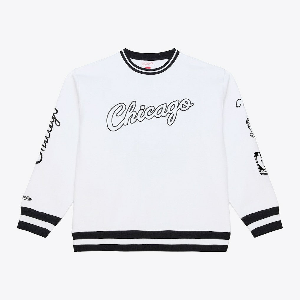 Mitchell & Ness - Chicago Bulls Hardwood Classics Arctic Fleece Sweatshirt - White