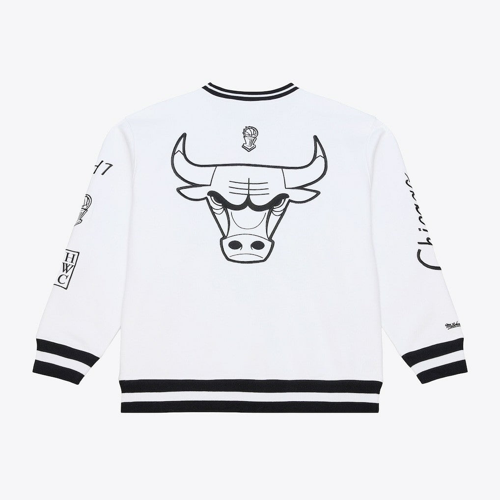 Mitchell & Ness - Chicago Bulls Hardwood Classics Arctic Fleece Sweatshirt - White