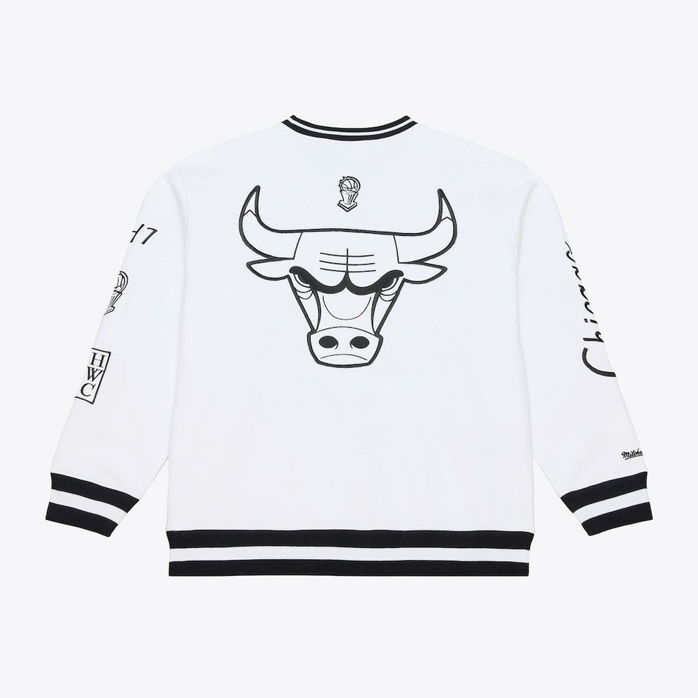 Mitchell & Ness - Chicago Bulls Hardwood Classics Arctic Fleece Sweatshirt - White