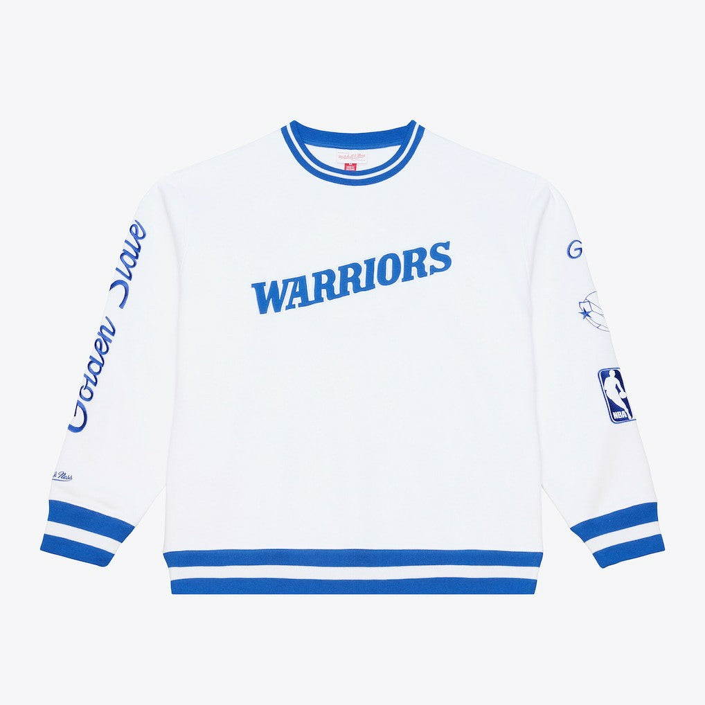 Mitchell & Ness - Golden State Warriors Arctic Fleece Sweatshirt - White