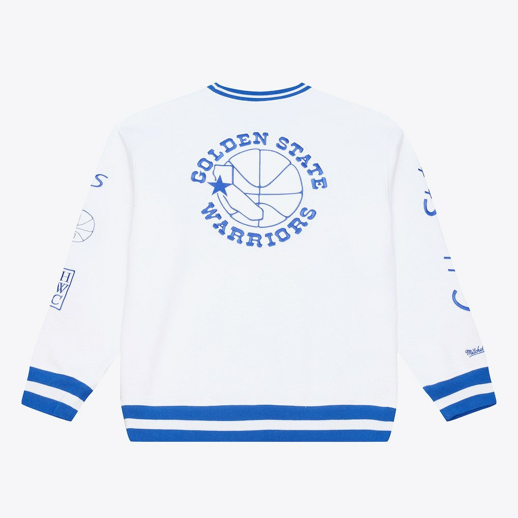Mitchell & Ness - Golden State Warriors Arctic Fleece Sweatshirt - White