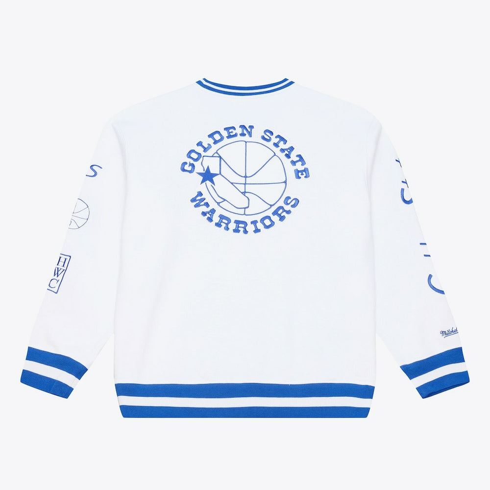 Mitchell & Ness - Golden State Warriors Arctic Fleece Sweatshirt - White