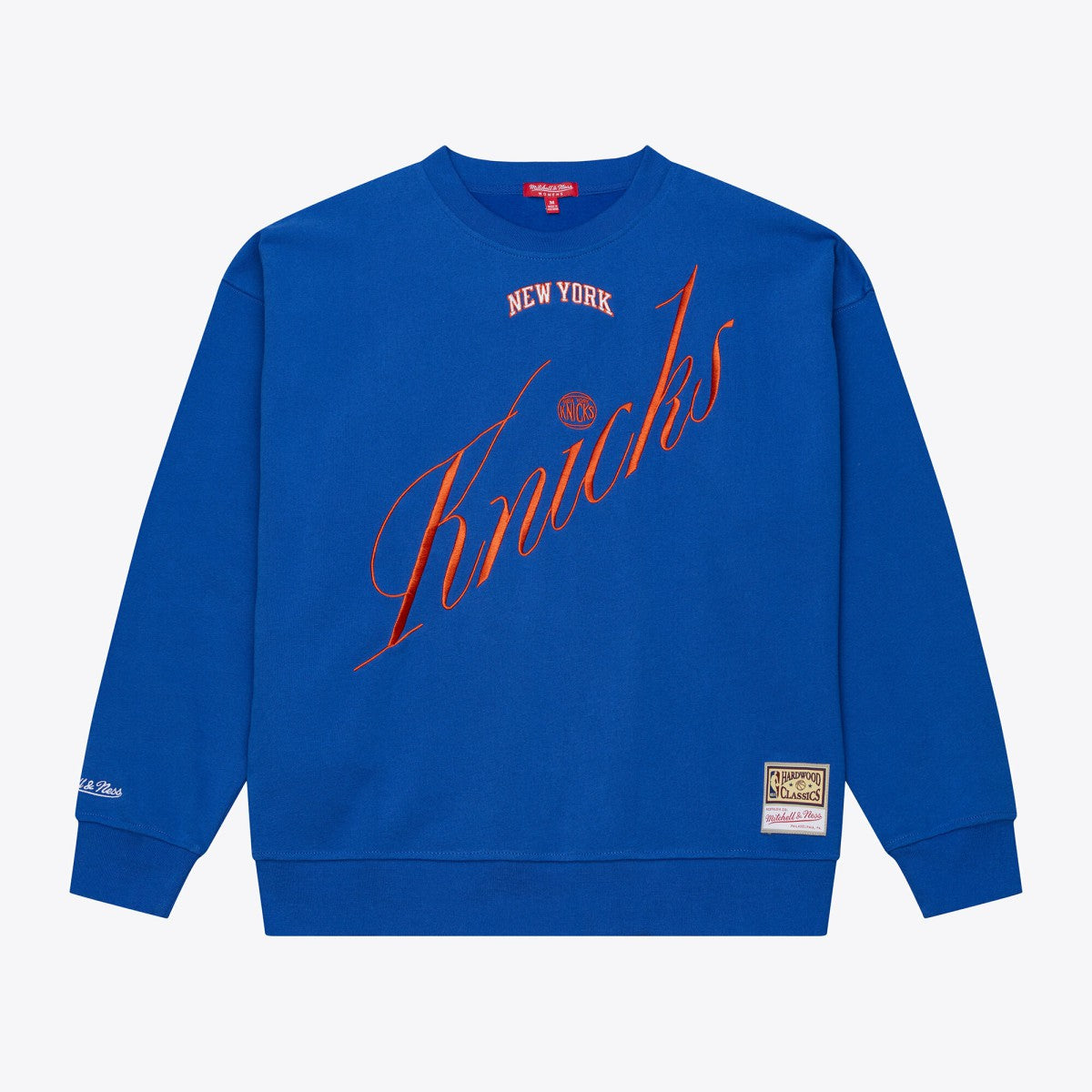 Mitchell & Ness - New York Knicks Women's Hardwood Classics Script Lightweight Sweatshirt - Royal