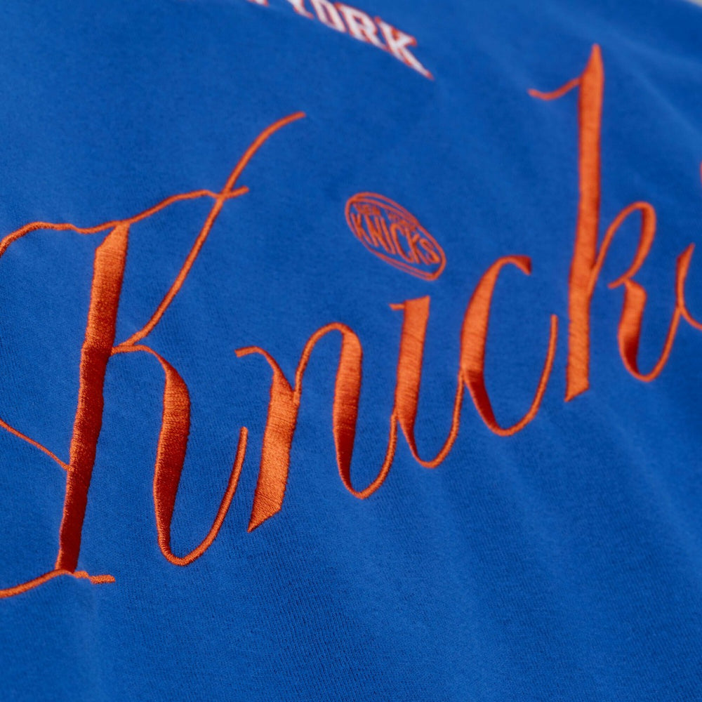 Mitchell & Ness - New York Knicks Women's Hardwood Classics Script Lightweight Sweatshirt - Royal