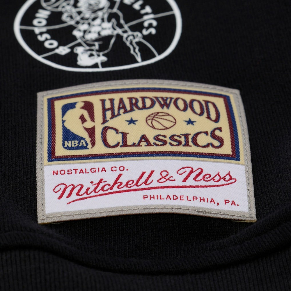 Mitchell & Ness - Boston Celtics Women's Hardwood Classics Script Lightweight Sweatshirt - Black