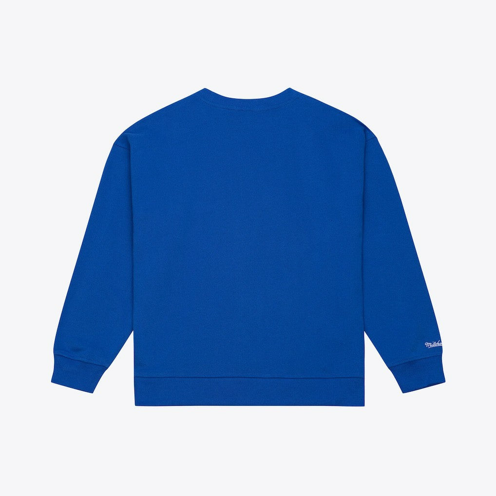 Mitchell & Ness - Golden State Warriors Women's Hardwood Classics Script Lightweight Sweatshirt - Royal