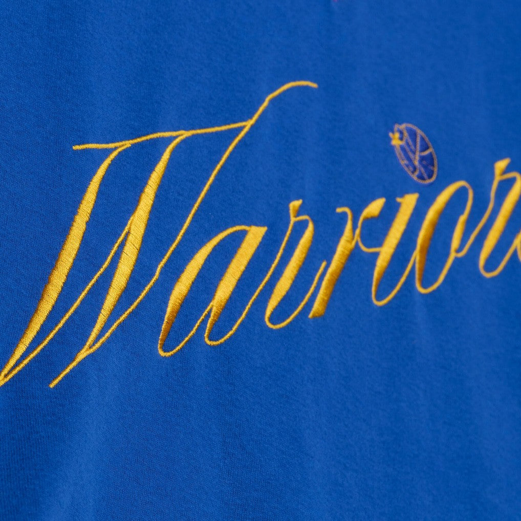 Mitchell & Ness - Golden State Warriors Women's Hardwood Classics Script Lightweight Sweatshirt - Royal