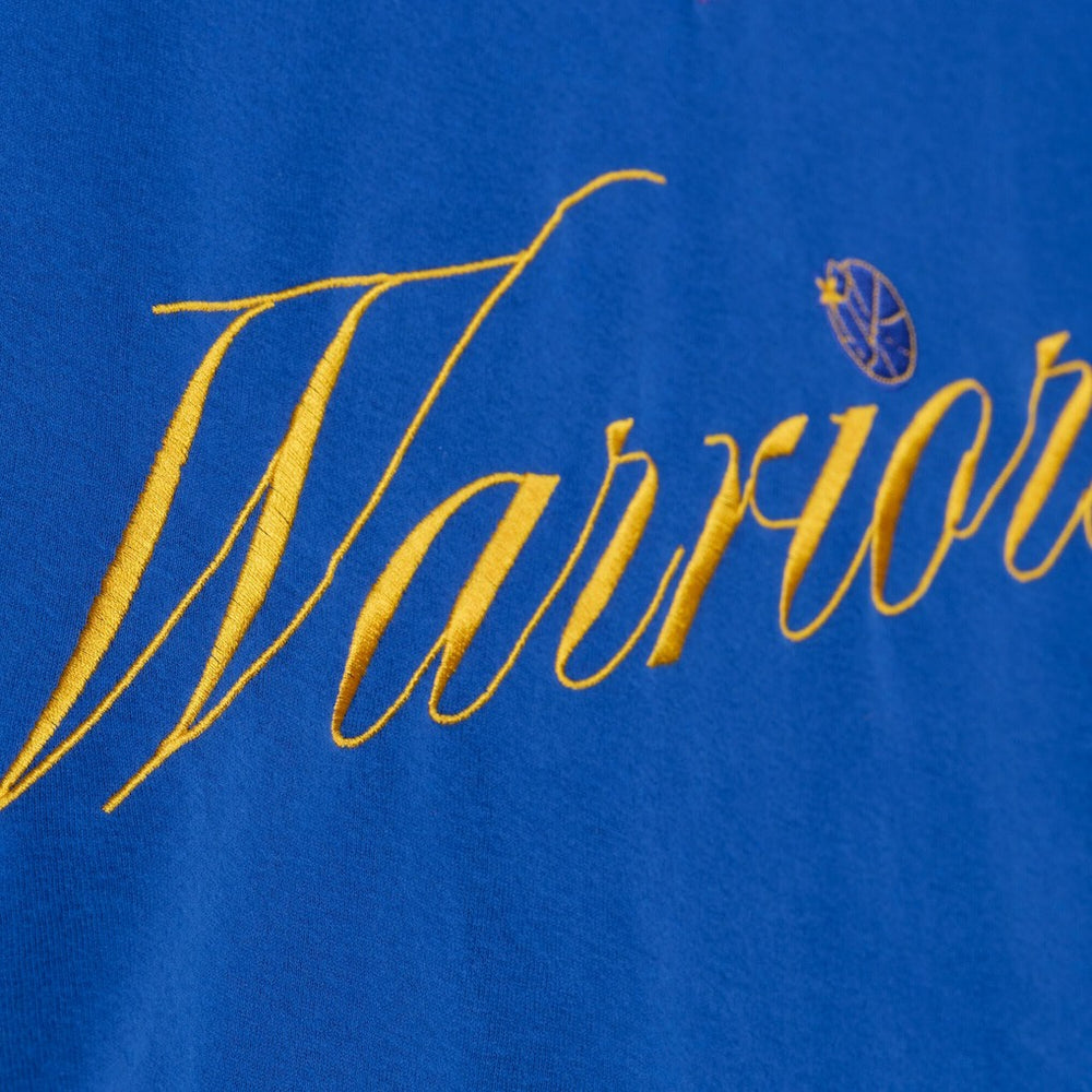 Mitchell & Ness - Golden State Warriors Women's Hardwood Classics Script Lightweight Sweatshirt - Royal