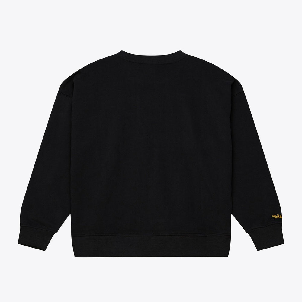 Mitchell & Ness - Los Angeles Lakers Women's Hardwood Classics Script Lightweight Sweatshirt - Black