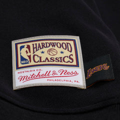 Mitchell & Ness - Los Angeles Lakers Women's Hardwood Classics Script Lightweight Sweatshirt - Black