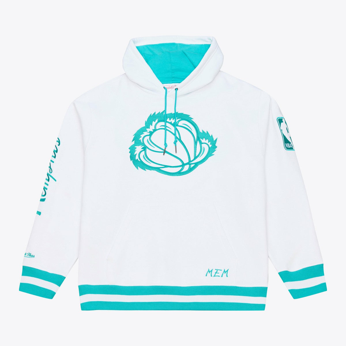 Mitchell & Ness - Memphis Grizzlies Artic Fleece Hoodie - White