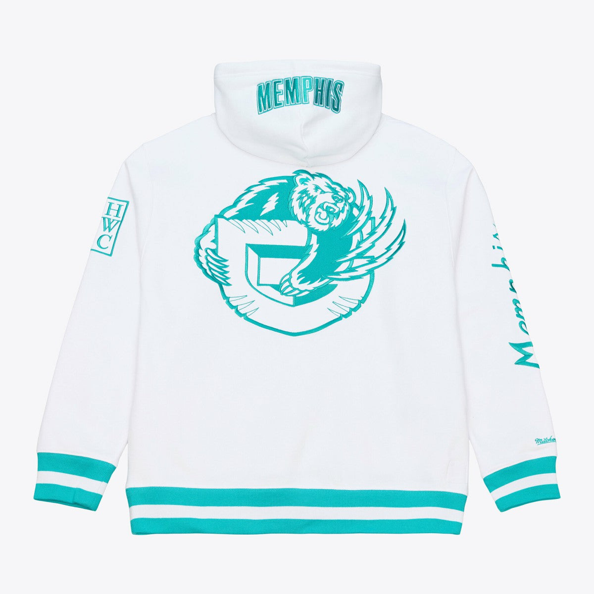 Mitchell & Ness - Memphis Grizzlies Artic Fleece Hoodie - White