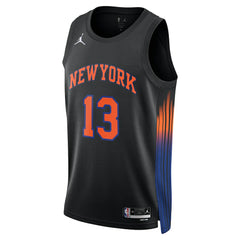 NBA - Tyler Kolek New York Knicks Jordan Brand Unisex Swingman Jersey - Statement Edition - Black