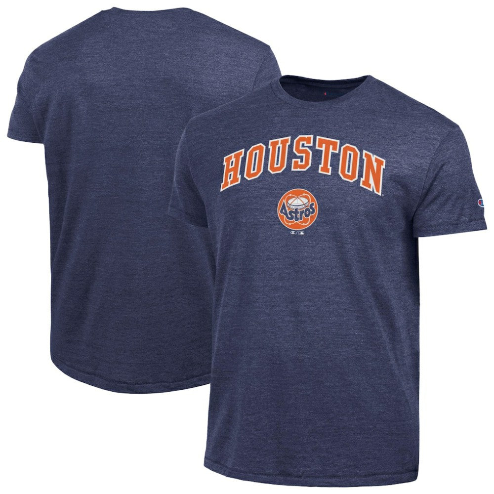 Houston Astros Champion Cooperstown Wordmark Lockup Tri-Blend T-Shirt discount