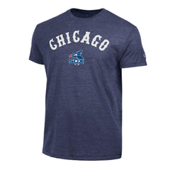 Chicago White Sox Champion Cooperstown Wordmark Lockup Tri-Blend T-Shirt On Sale