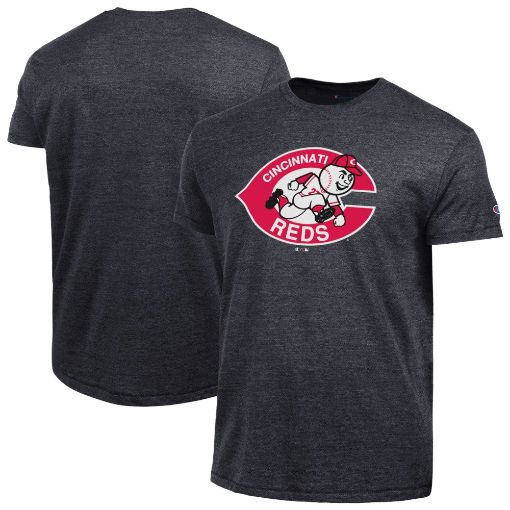 Cincinnati Reds Champion Cooperstown Logo Tri-Blend T-Shirt Sale