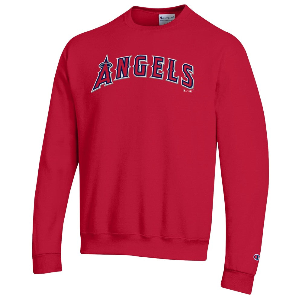 Los Angeles Angels Champion Powerblend Wordmark Sweatshirt Clearance