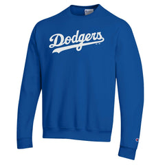 Los Angeles Dodgers Champion Powerblend Wordmark Sweatshirt discount