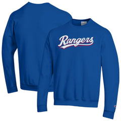 Texas Rangers Champion Powerblend Wordmark Sweatshirt Clearance