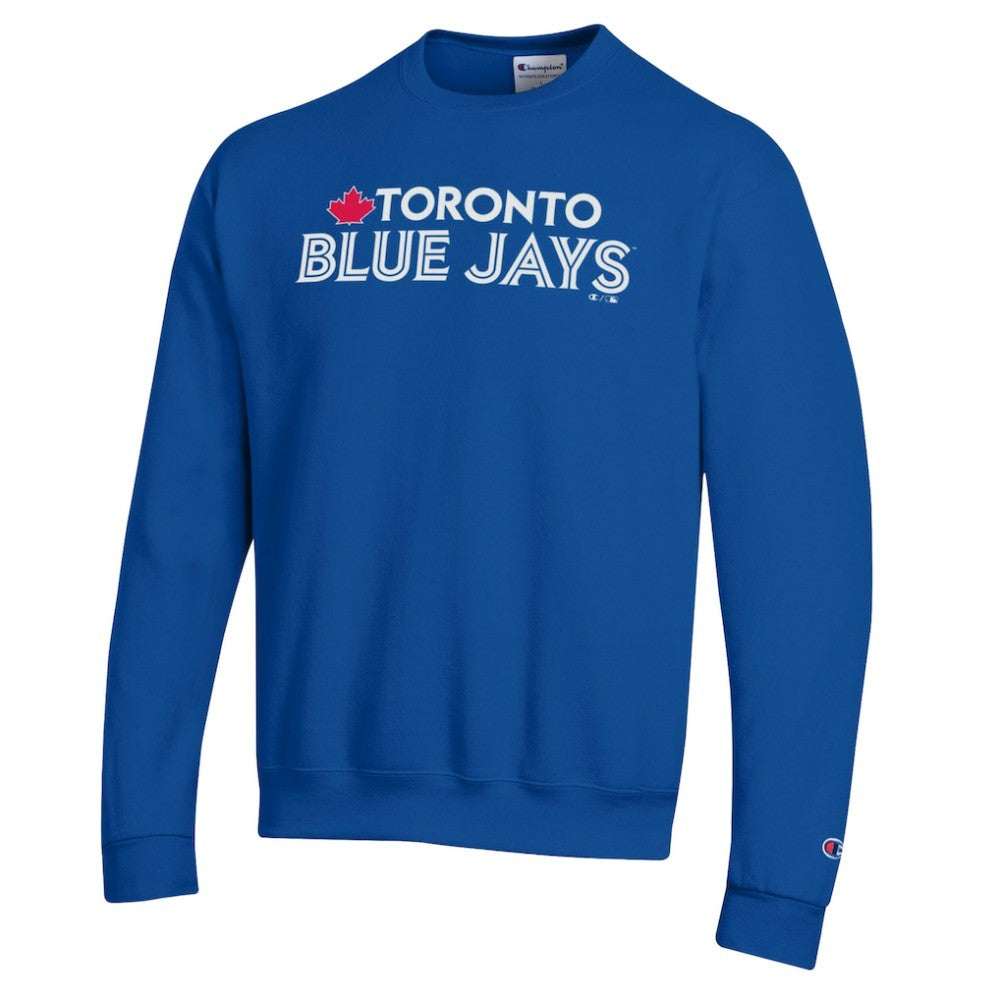 Toronto Blue Jays Champion Powerblend Wordmark Sweatshirt On Sale