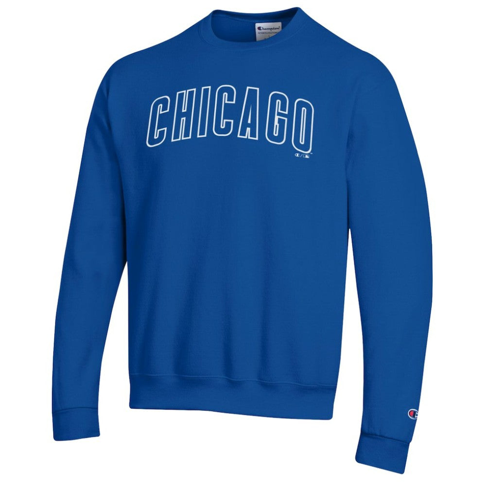 Chicago Cubs Champion Powerblend Wordmark Sweatshirt Clearance