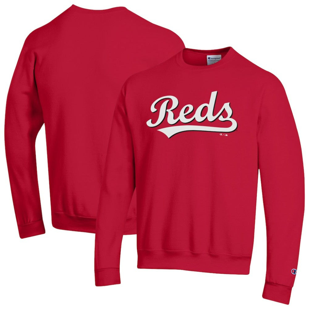 Cincinnati Reds Champion Powerblend Wordmark Sweatshirt Online