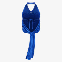 NBA - Golden State Warriors Off Season x NBA Women's Halter Top - Royal
