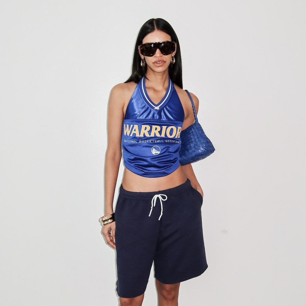 NBA - Golden State Warriors Off Season x NBA Women's Halter Top - Royal