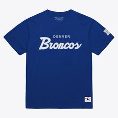 Denver Broncos Head Coach Classic T-Shirt Royal - Mitchell & Ness