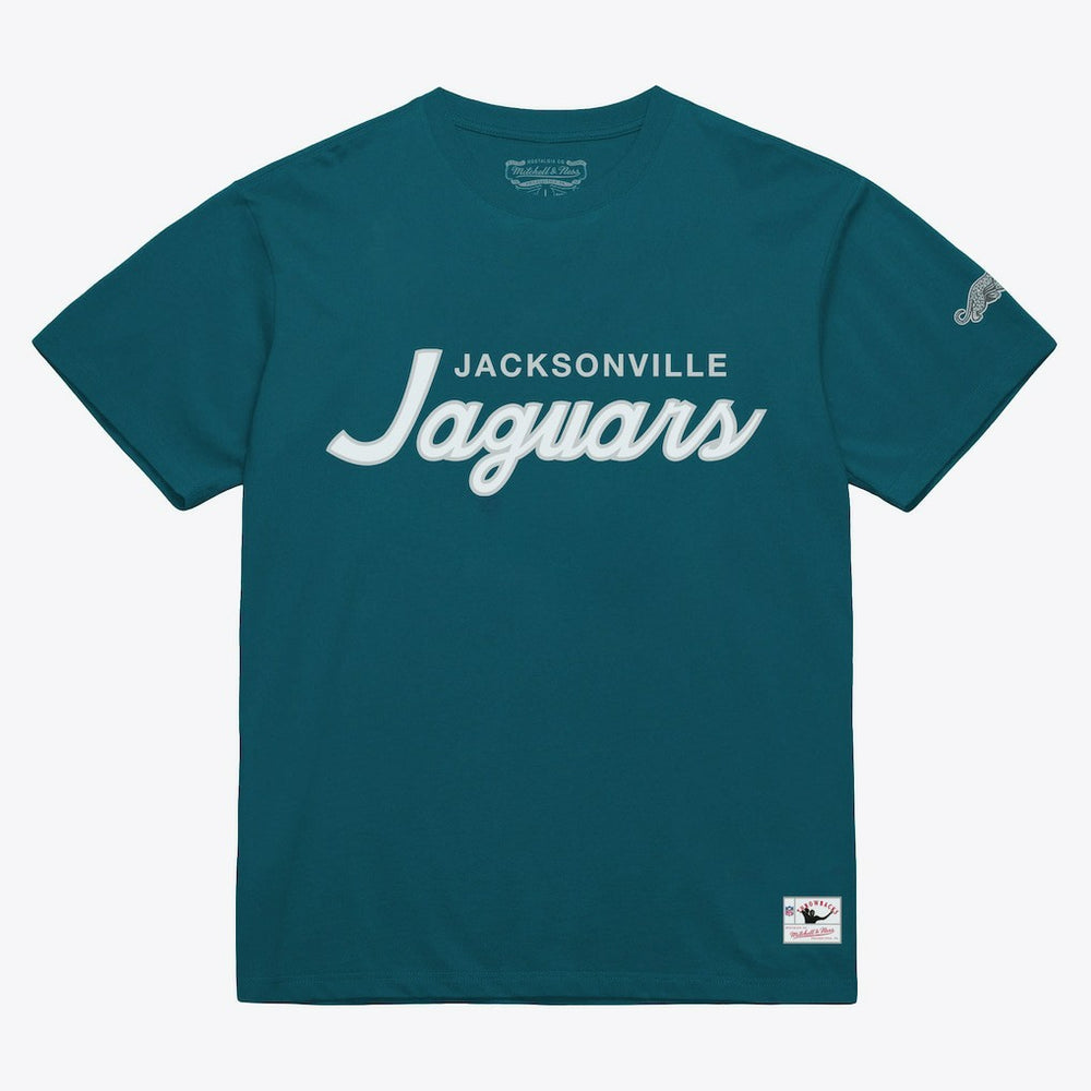 Jacksonville Jaguars Head Coach Classic T-Shirt Teal - Mitchell & Ness
