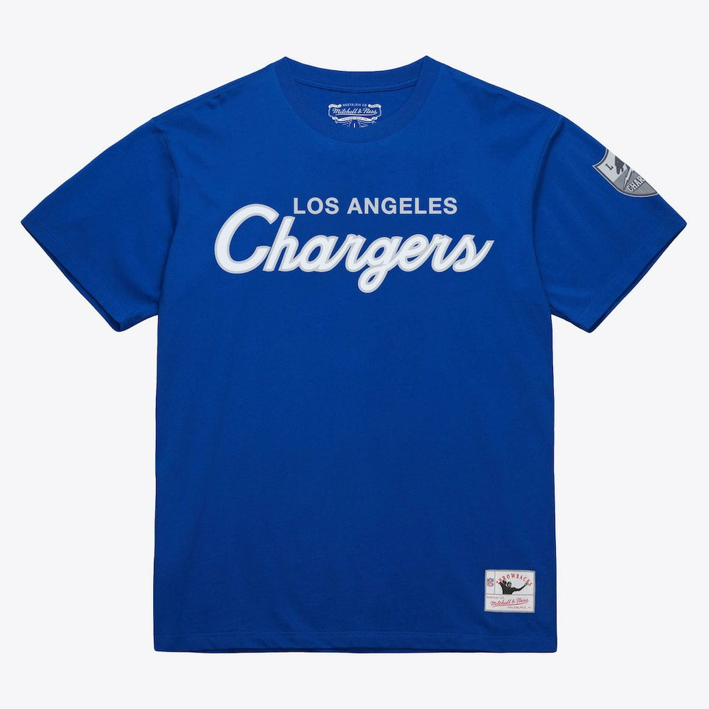 Los Angeles Chargers Head Coach Classic T-Shirt Royal - Mitchell & Ness