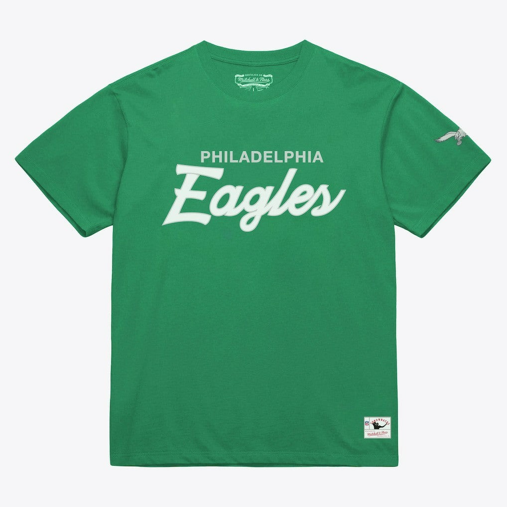 Philadelphia Eagles Head Coach Classic T-Shirt Kelly Green - Mitchell & Ness
