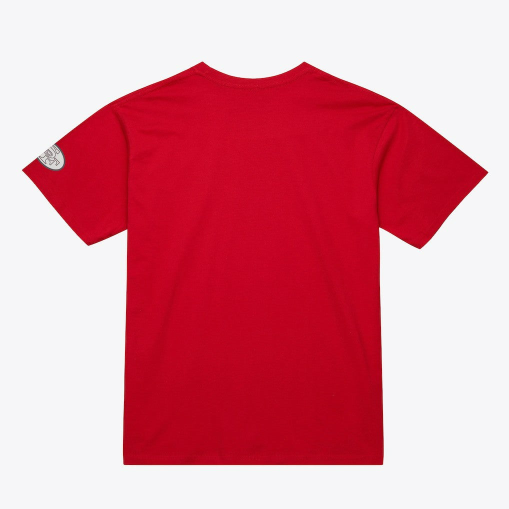 San Francisco 49ers Head Coach Classic T-Shirt Scarlet - Mitchell & Ness