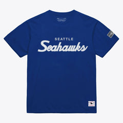 Seattle Seahawks Head Coach Classic T-Shirt Royal - Mitchell & Ness