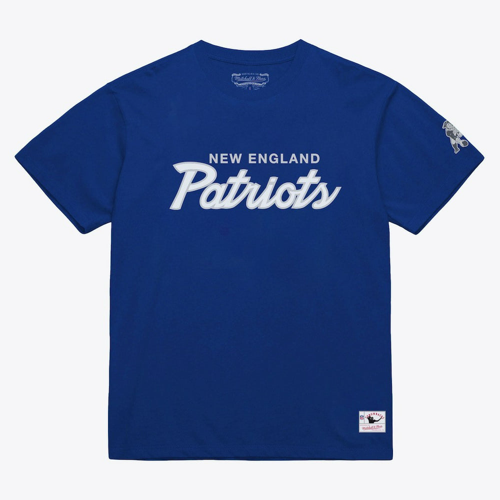 New England Patriots Head Coach Classic T-Shirt Royal - Mitchell & Ness