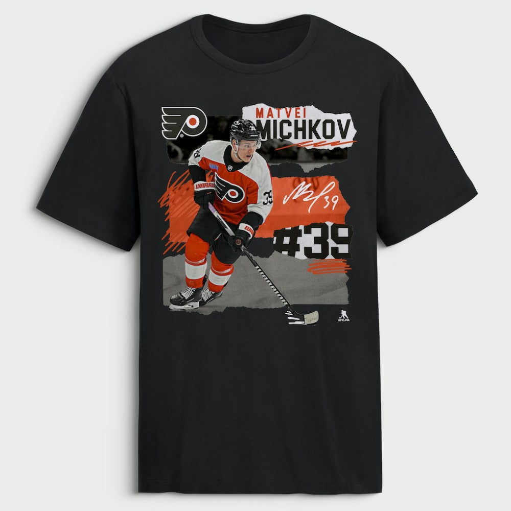 Matvei Michkov Philadelphia Flyers - Fresh Ice T-Shirt Black