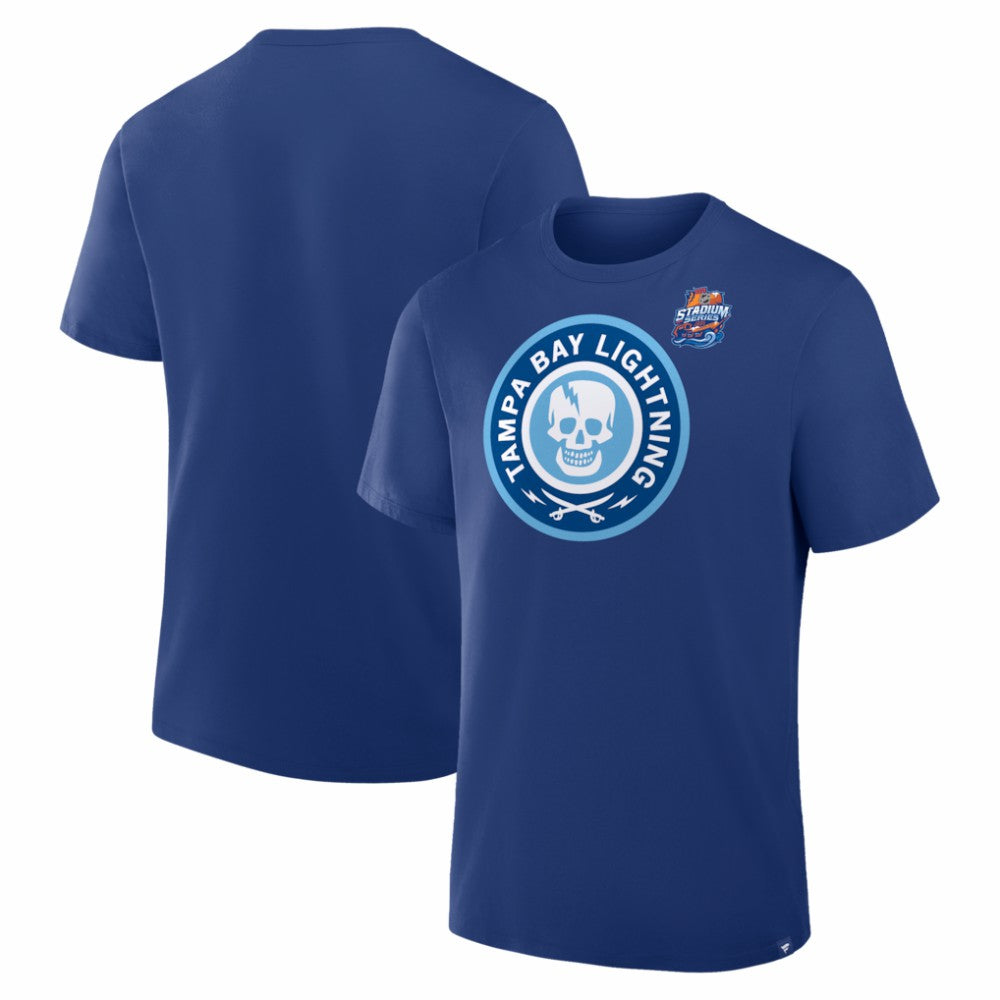 Tampa Bay Lightning - 2026 NHL Stadium Series Secondary Logo T-Shirt Blue