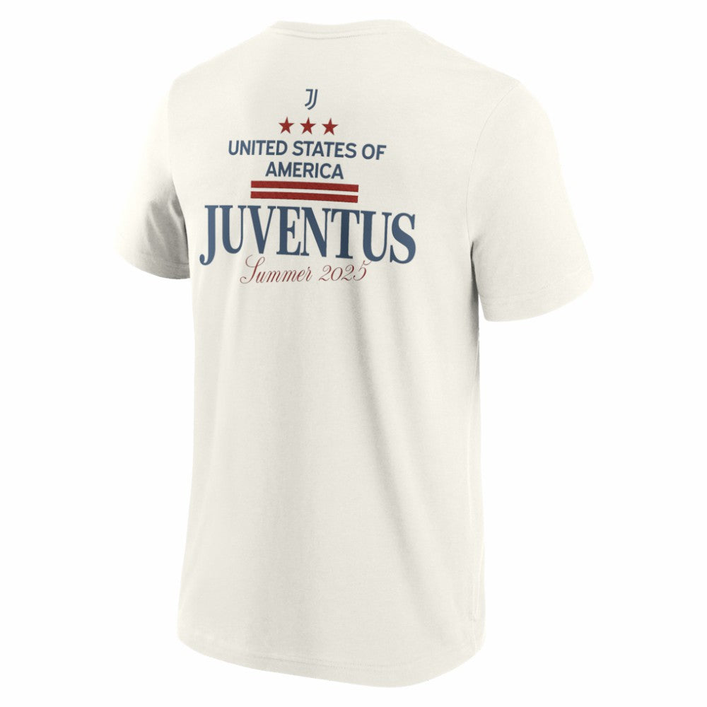Fanatics Juventus 2025 CWC US Tour SS Tee - Cream