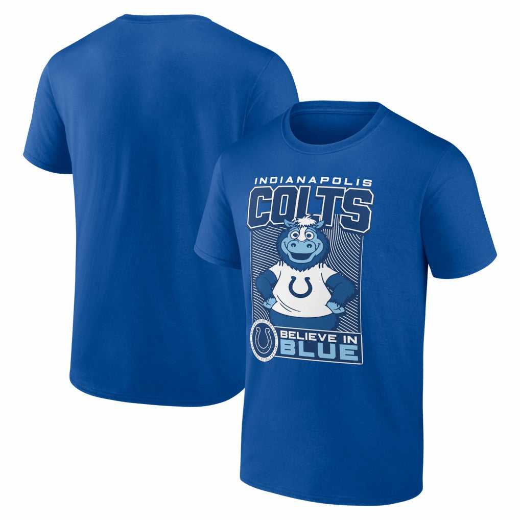 Indianapolis Colts Mascot T-Shirt Royal - NFL