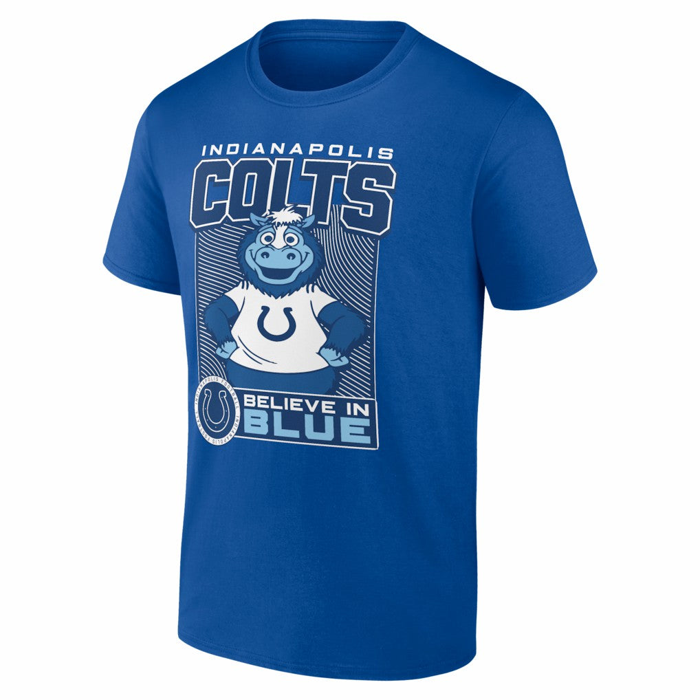 Indianapolis Colts Mascot T-Shirt Royal - NFL