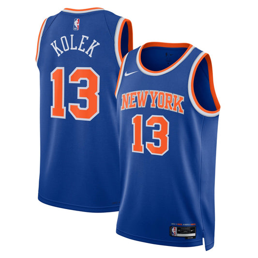 Tyler Kolek New York Knicks Unisex Swingman Jersey - Icon Edition - Blue | NBA Jerseys