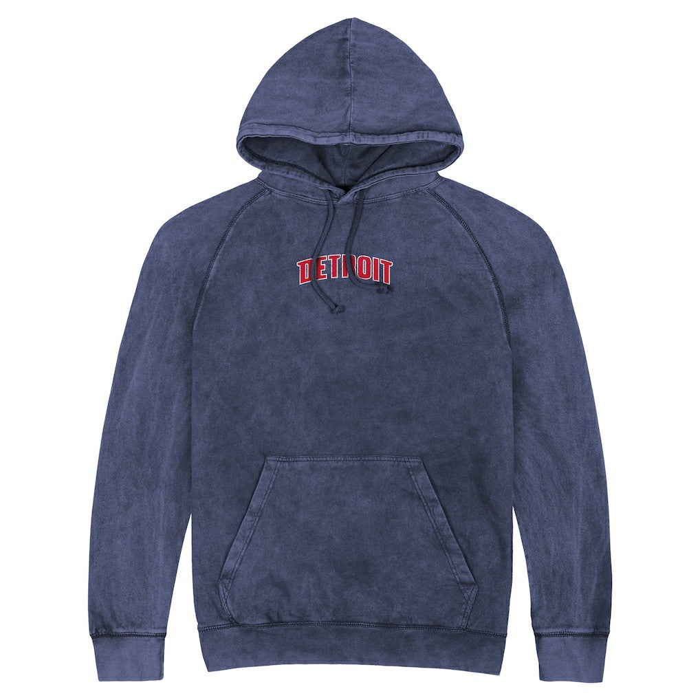 NBA - Detroit Pistons Stadium Essentials Unisex Get Back Vintage Raglan Hoodie - Blue