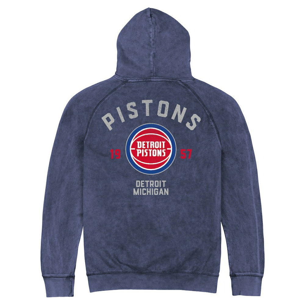 NBA - Detroit Pistons Stadium Essentials Unisex Get Back Vintage Raglan Hoodie - Blue