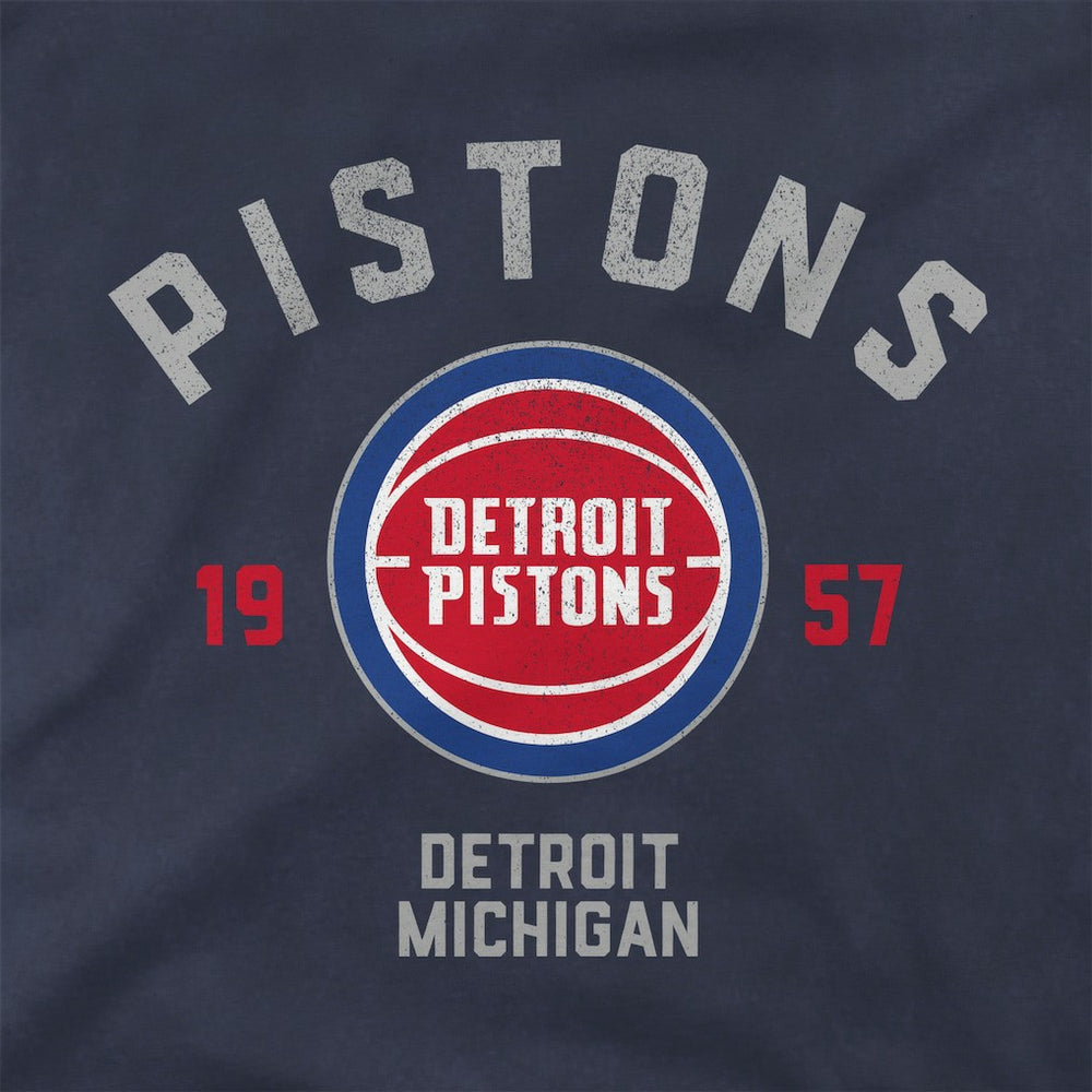 NBA - Detroit Pistons Stadium Essentials Unisex Get Back Vintage Raglan Hoodie - Blue