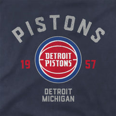 NBA - Detroit Pistons Stadium Essentials Unisex Get Back Vintage Raglan Hoodie - Blue
