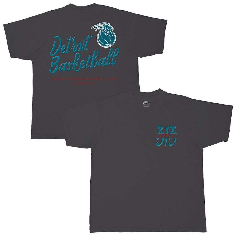 NBA - Detroit Pistons Stadium Essentials Unisex Local Barfly Urban T-Shirt - Black